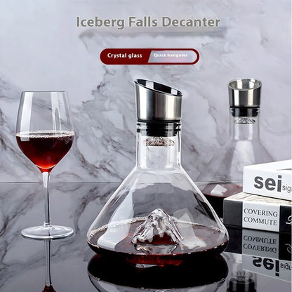 Nexzens™Iceberg Waterfall Wine Decanter