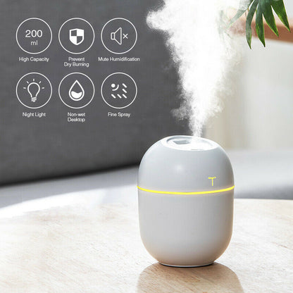 Nexzens™ Mini USB Air Humidifier & Aroma Diffuser