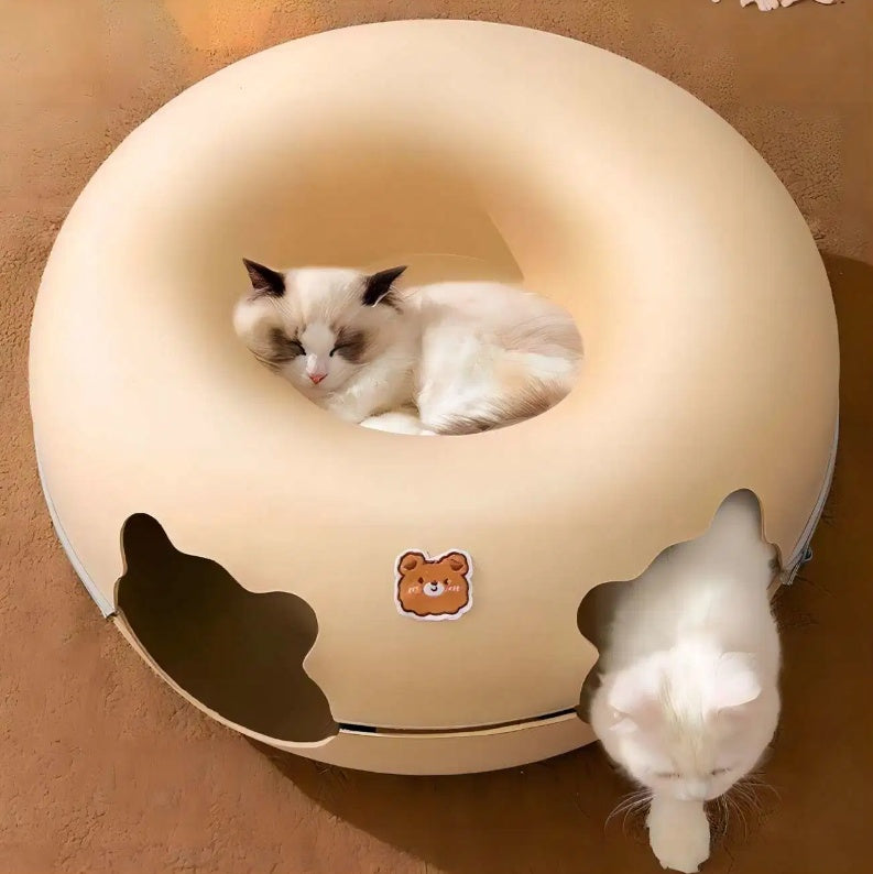 Nexzens™ Peekaboo Cat Tunnel Bed