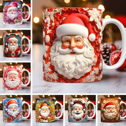 Nexzens™ 3D Christmas Ceramic Mug 325 ML