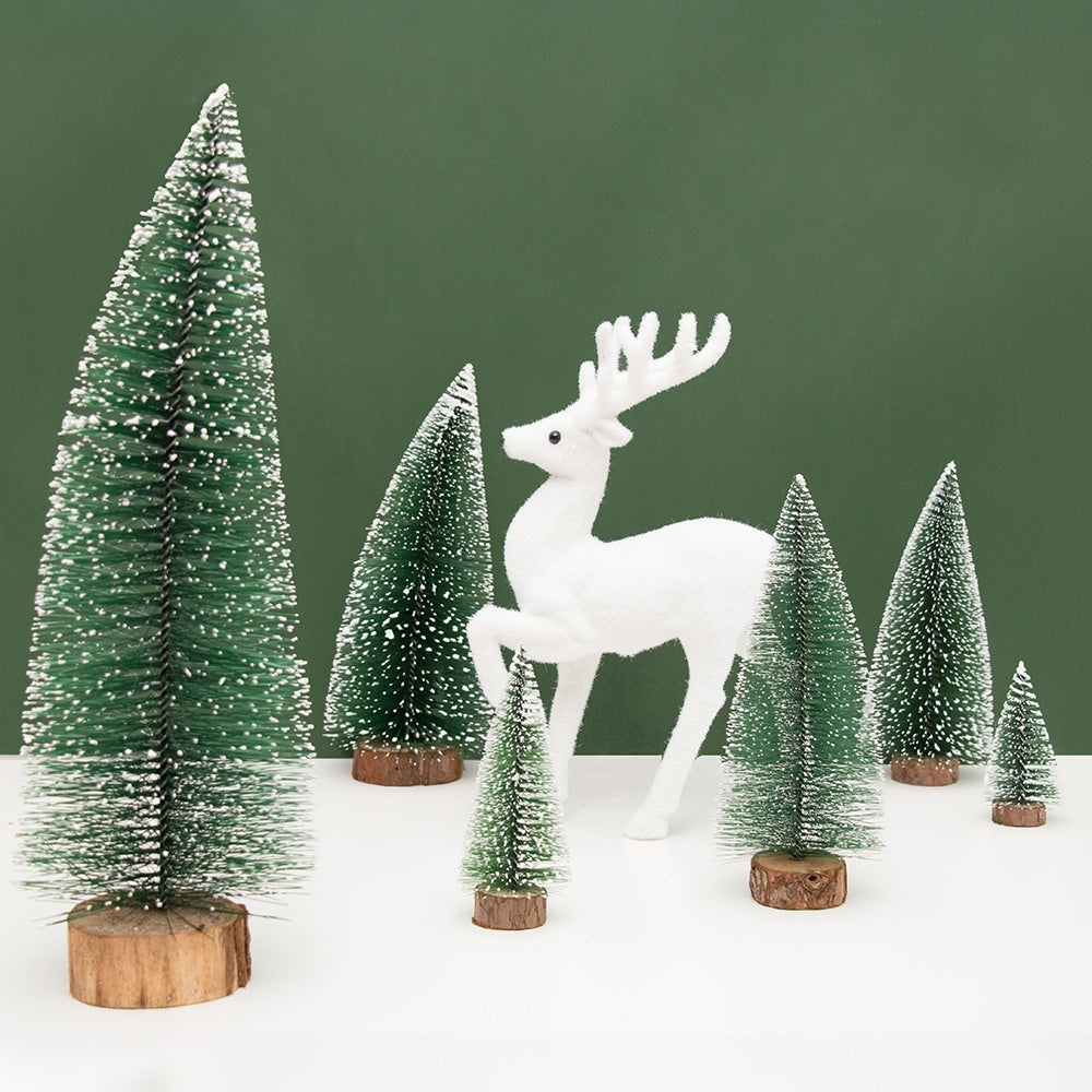 Nexzens™ White Christmas Pine Tree Ornaments