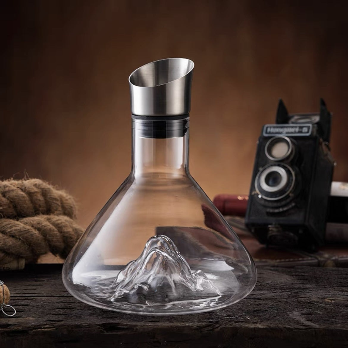 Nexzens™Iceberg Waterfall Wine Decanter