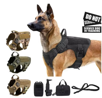 Nexzens™ Tactical Dog Harness & Leash Set