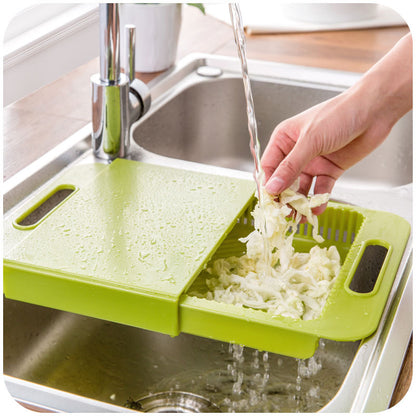 Nexzens™ Multifunction Chopping Board & Sink Basket