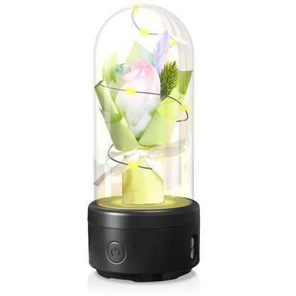 Nexzens™ Radiant Rose: 2-in-1 LED Light & Bluetooth Speaker