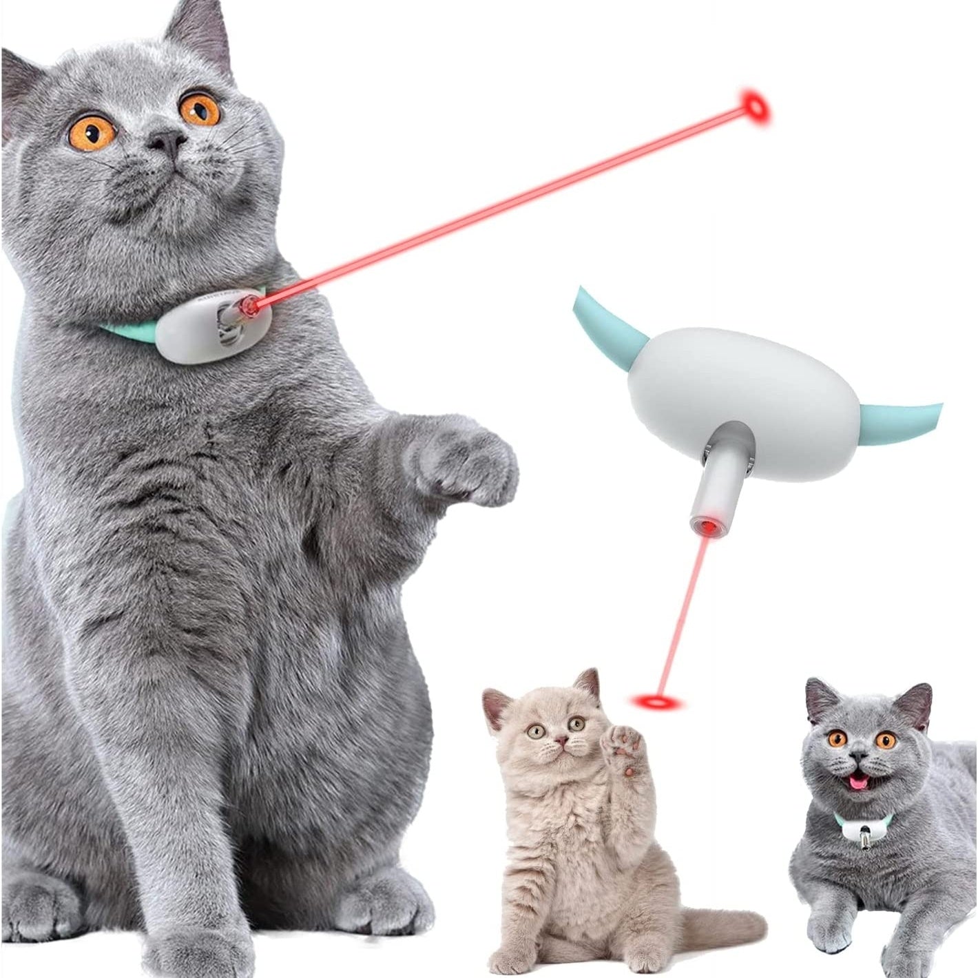 Nexzens™ Smart Teasing Cat Collar — The Ultimate Laser Toy