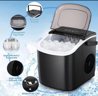 Nexzens™ Portable Ice Maker - Quick, Fresh Ice Anytime!