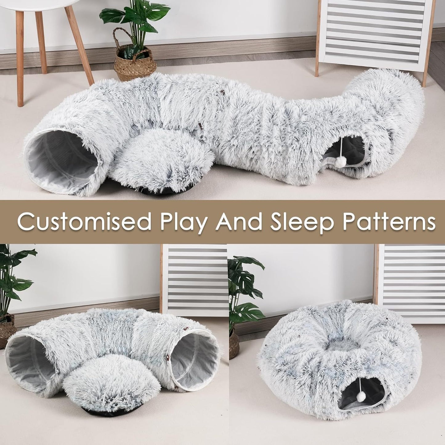 Nexzens™ Cat Tunnel Bed