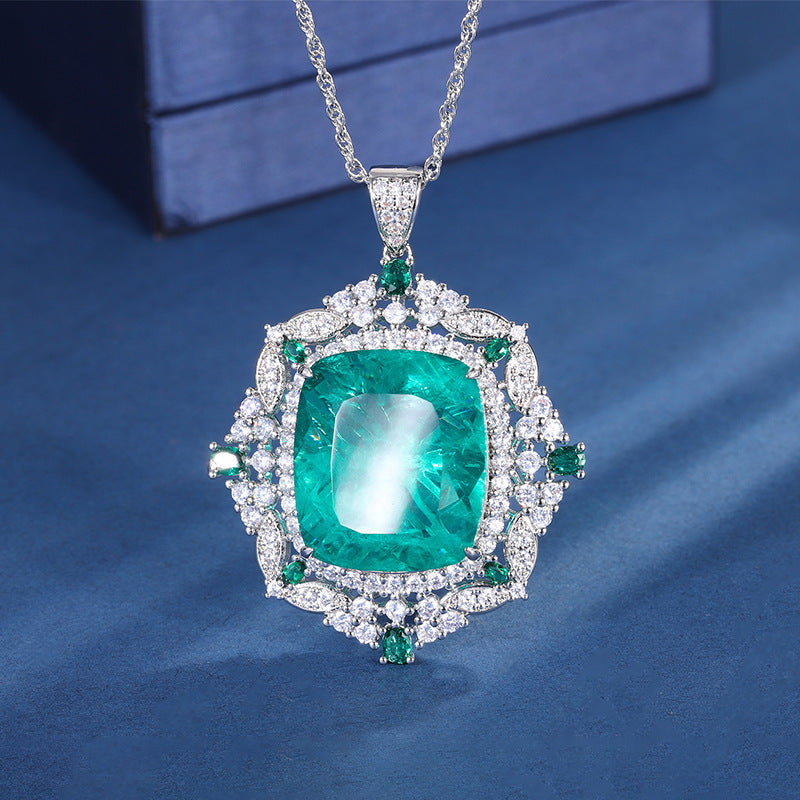 Nexzens™ Gold-Plated Emerald Necklace