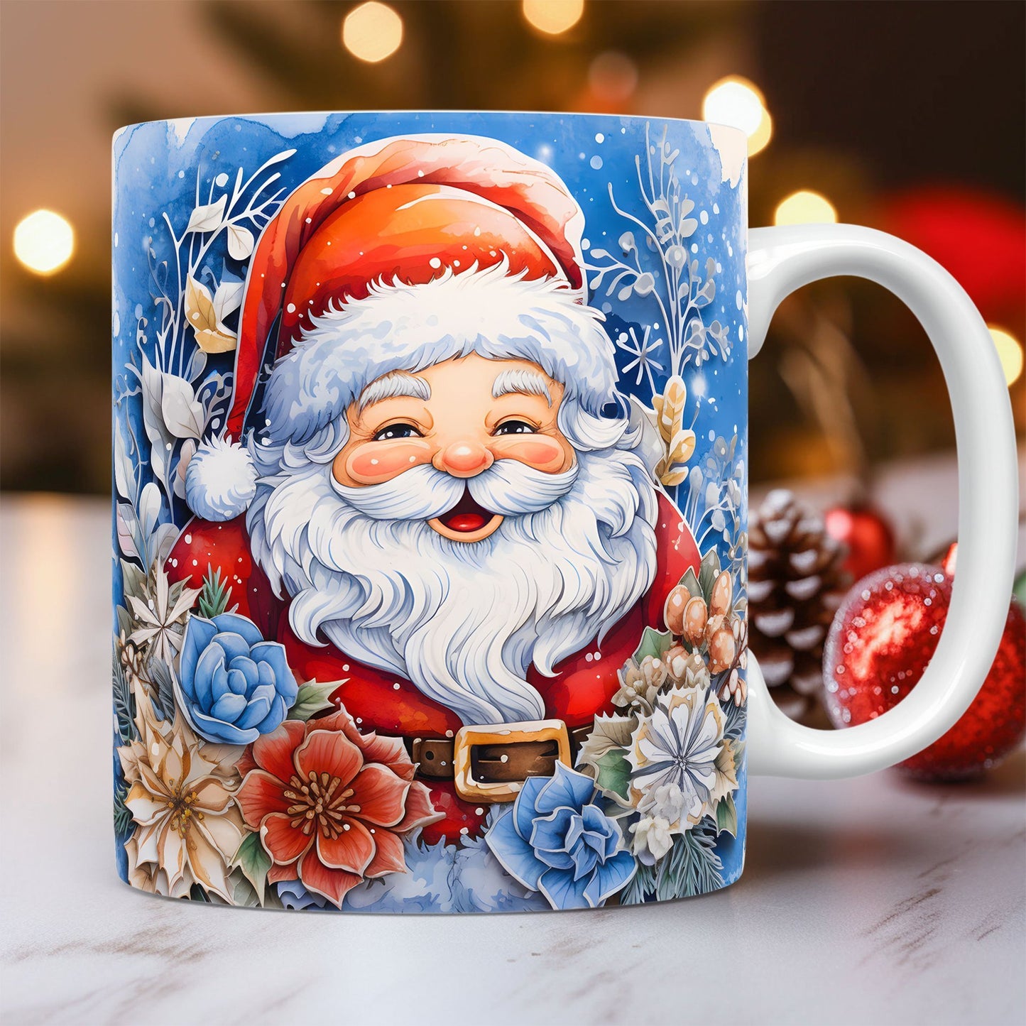 Nexzens™ 3D Christmas Ceramic Mug 325 ML