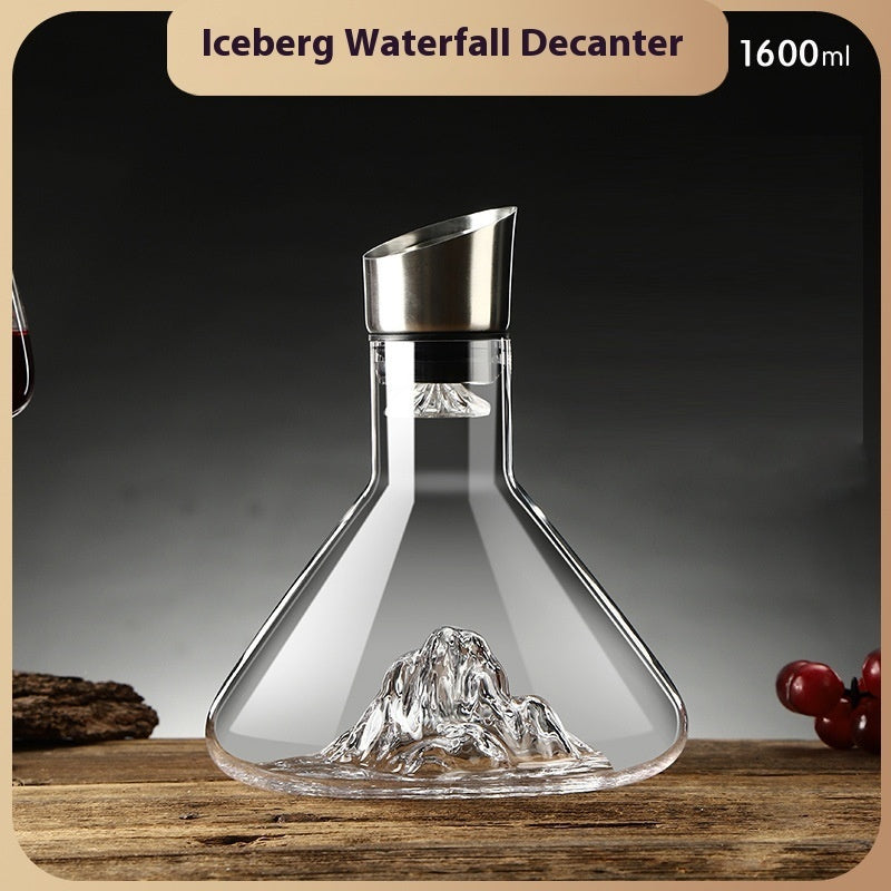 Nexzens™Iceberg Waterfall Wine Decanter