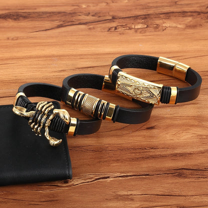 Nexzens™ Scorpion Leather Bracelet