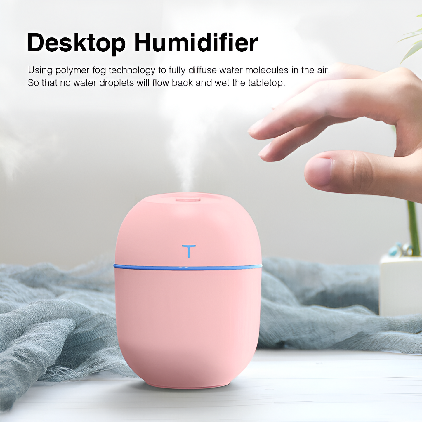 Nexzens™ Mini USB Air Humidifier & Aroma Diffuser